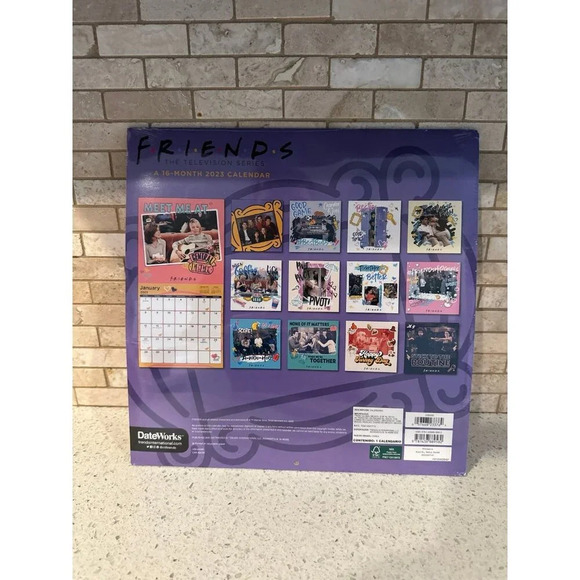 New in package Friends 2023 Wall Calendar‎ (g8) - Picture 2 of 2